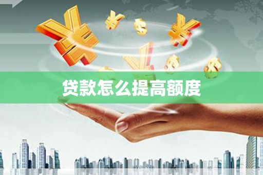 龙里贷款怎么提高额度